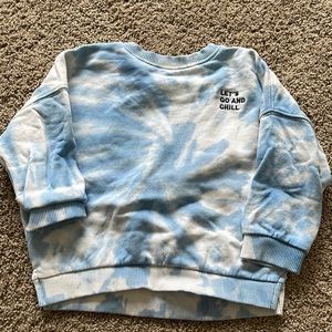 Zara Boys Let’s Go And Chill Tie-dye Sweater